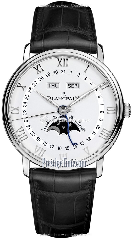 6654-1127-55b Blancpain Villeret Moonphase & Complete Calendar 40mm Mens Watch 6654-1127-55b Blancpain Villeret Moonphase & Complete Calendar 40mm Mens Watch