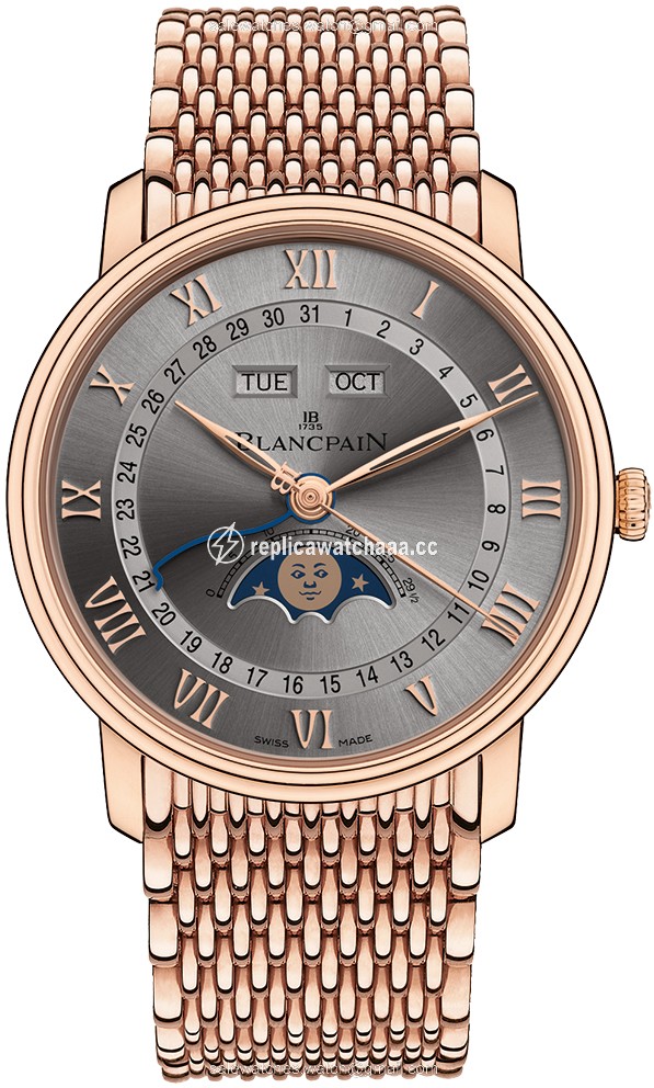 6654-3613-mmb Blancpain Villeret Moonphase & Complete Calendar 40mm Mens Watch 6654-3613-mmb Blancpain Villeret Moonphase & Complete Calendar 40mm Mens Watch