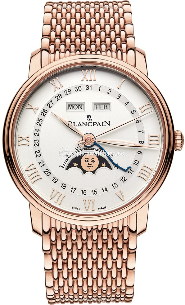 6654-3642-mmb Blancpain Villeret Moonphase & Complete Calendar 40mm Mens Watch 6654-3642-mmb Blancpain Villeret Moonphase & Complete Calendar 40mm Mens Watch