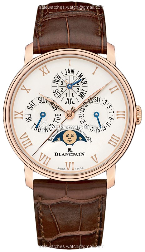 6656-3642-55b Blancpain Villeret Quantieme Perpetual 40mm Mens Watch 6656-3642-55b Blancpain Villeret Quantieme Perpetual 40mm Mens Watch