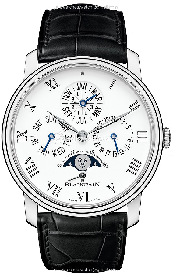 6659-3431-55b Blancpain Villeret Quantieme Perpetual 8 Day Automatic 42mm Mens Watch 6659-3431-55b Blancpain Villeret Quantieme Perpetual 8 Day Automatic 42mm Mens Watch