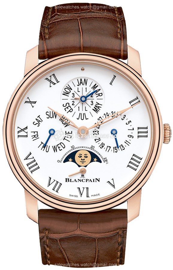 6659-3631-55b Blancpain Villeret Quantieme Perpetual 8 Day Automatic 42mm Mens Watch 6659-3631-55b Blancpain Villeret Quantieme Perpetual 8 Day Automatic 42mm Mens Watch