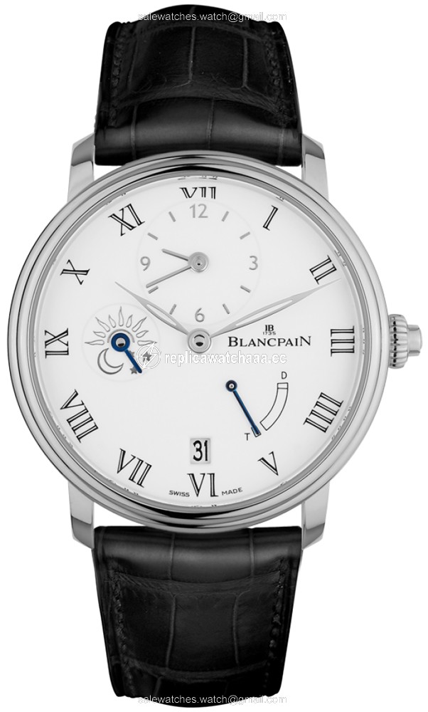 6661-1531-55b Blancpain Villeret 8 Days Half Timezone Mens Watch 6661-1531-55b Blancpain Villeret 8 Days Half Timezone Mens Watch