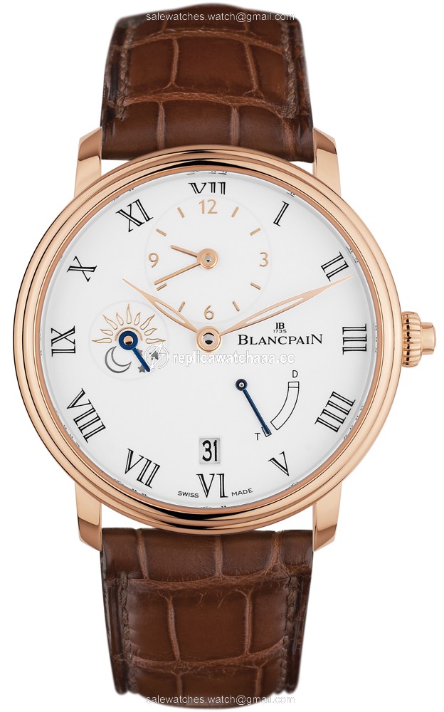 6661-3631-55b Blancpain Villeret 8 Days Half Timezone Mens Watch 6661-3631-55b Blancpain Villeret 8 Days Half Timezone Mens Watch