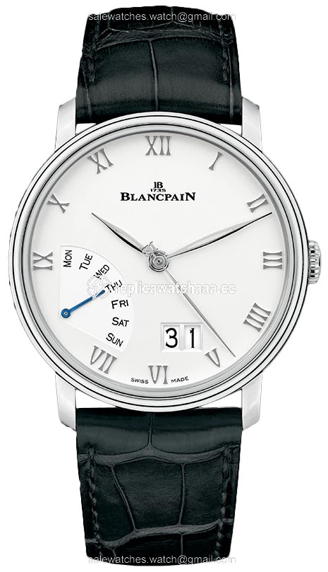 6668-1127-55b Blancpain Villeret Grand Date Retrograde Day 40mm Mens Watch 6668-1127-55b Blancpain Villeret Grand Date Retrograde Day 40mm Mens Watch
