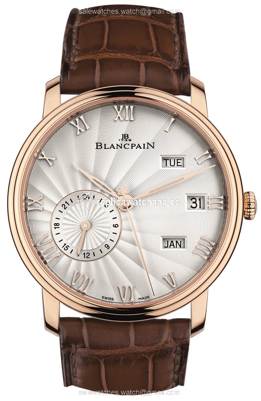 6670-3642-55b Blancpain Villeret Quantieme Annual GMT 40mm Mens Watch 6670-3642-55b Blancpain Villeret Quantieme Annual GMT 40mm Mens Watch
