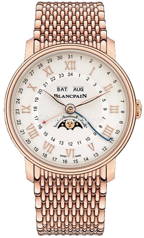 6676-3642-mmb Blancpain Villeret Moonphase Complete Calendar GMT 40mm Mens Watch 6676-3642-mmb Blancpain Villeret Moonphase Complete Calendar GMT 40mm Mens Watch