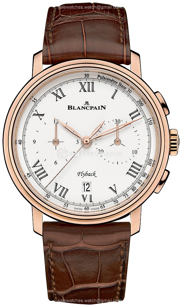 6680f-3631-55b Blancpain Villeret Flyback Chronograph Pulsometer 43.60mm Mens Watch 6680f-3631-55b Blancpain Villeret Flyback Chronograph Pulsometer 43.60mm Mens Watch