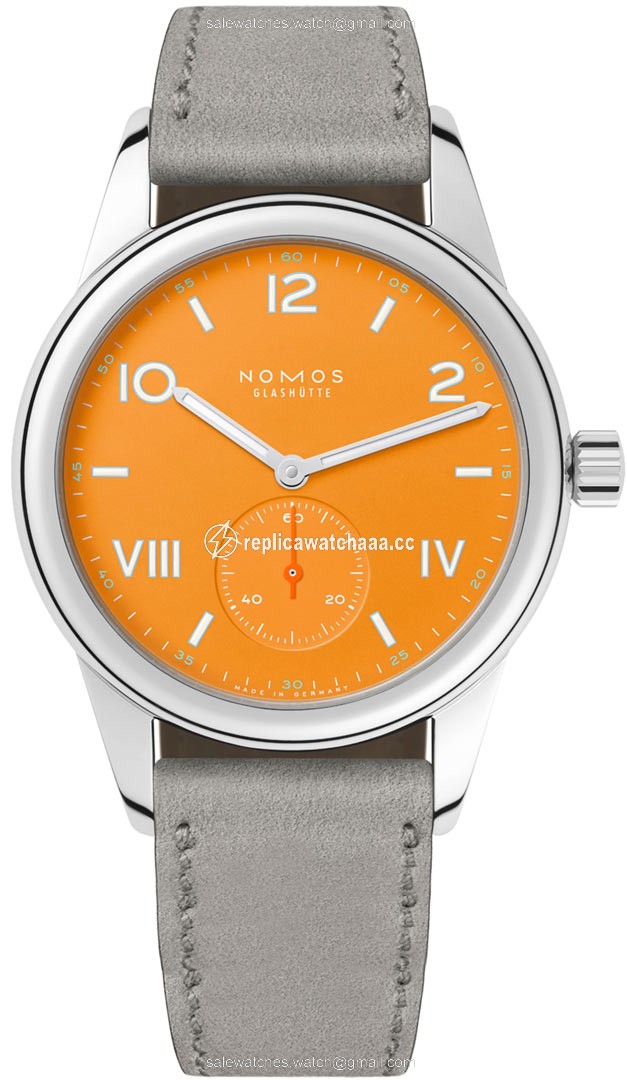 710 Future Orange Nomos Glashutte Club Campus 36mm Midsize Watch 710 Future Orange Nomos Glashutte Club Campus 36mm Midsize Watch