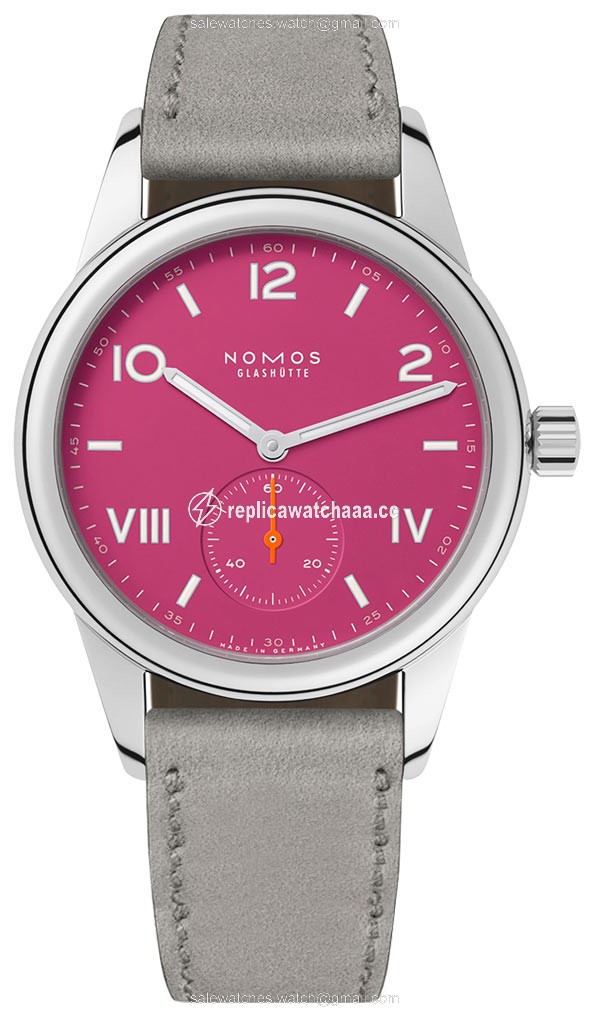 711 Deep Pink Nomos Glashutte Club Campus 36mm Midsize Watch 711 Deep Pink Nomos Glashutte Club Campus 36mm Midsize Watch