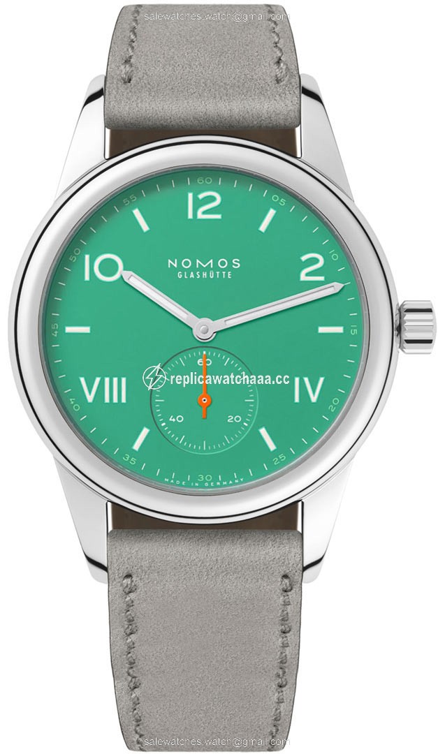 715 Electric Green Nomos Glashutte Club Campus 36mm Midsize Watch 715 Electric Green Nomos Glashutte Club Campus 36mm Midsize Watch