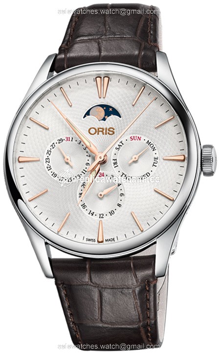 01 781 7729 4031-07 5 21 65FC Oris Artelier Complication Mens Watch 01 781 7729 4031-07 5 21 65FC Oris Artelier Complication Mens Watch