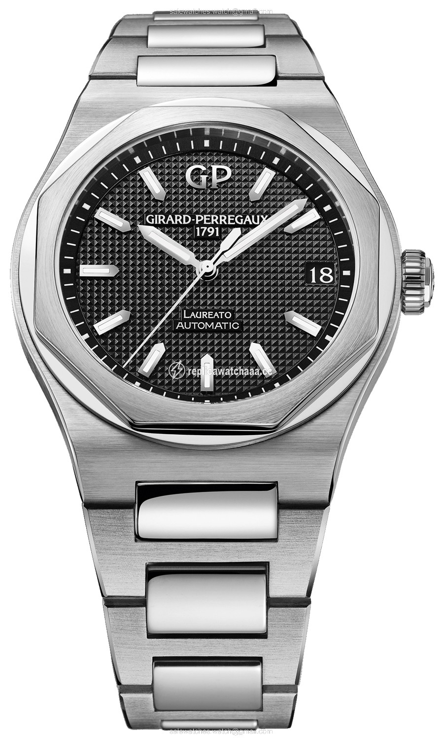 81010-11-634-11a Girard Perregaux Laureato Automatic 42mm Mens Watch 81010-11-634-11a Girard Perregaux Laureato Automatic 42mm Mens Watch