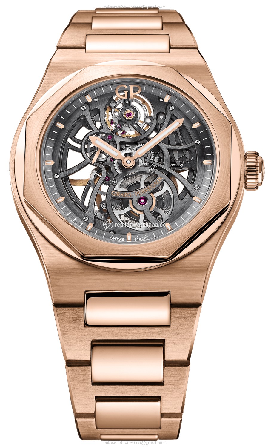 81015-52-002-52a Girard Perregaux Laureato Skeleton Automatic 42mm Mens Watch 81015-52-002-52a Girard Perregaux Laureato Skeleton Automatic 42mm Mens Watch