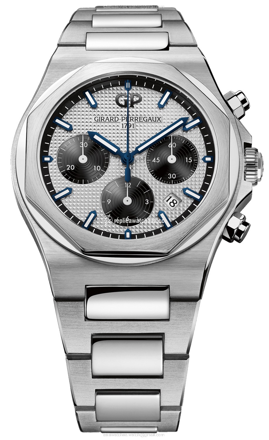 81020-11-131-11a Girard Perregaux Laureato Chronograph 42mm Mens Watch 81020-11-131-11a Girard Perregaux Laureato Chronograph 42mm Mens Watch