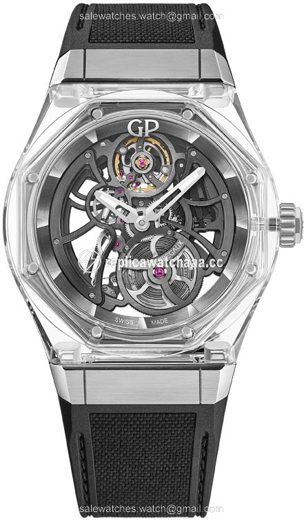 81071-43-231-fb6a Girard Perregaux Laureato Absolute Light Skeleton 44mm Mens Watch 81071-43-231-fb6a Girard Perregaux Laureato Absolute Light Skeleton 44mm Mens Watch