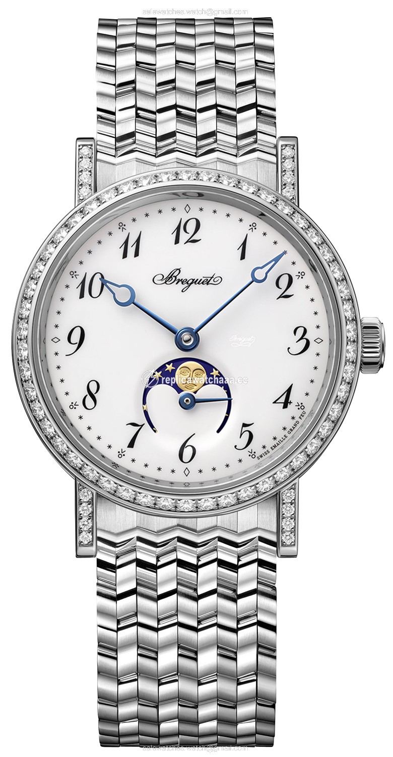 9088bb/29/bc0/dd0d Breguet Classique Automatic Moonphase 30mm Ladies Watch 9088bb/29/bc0/dd0d Breguet Classique Automatic Moonphase 30mm Ladies Watch