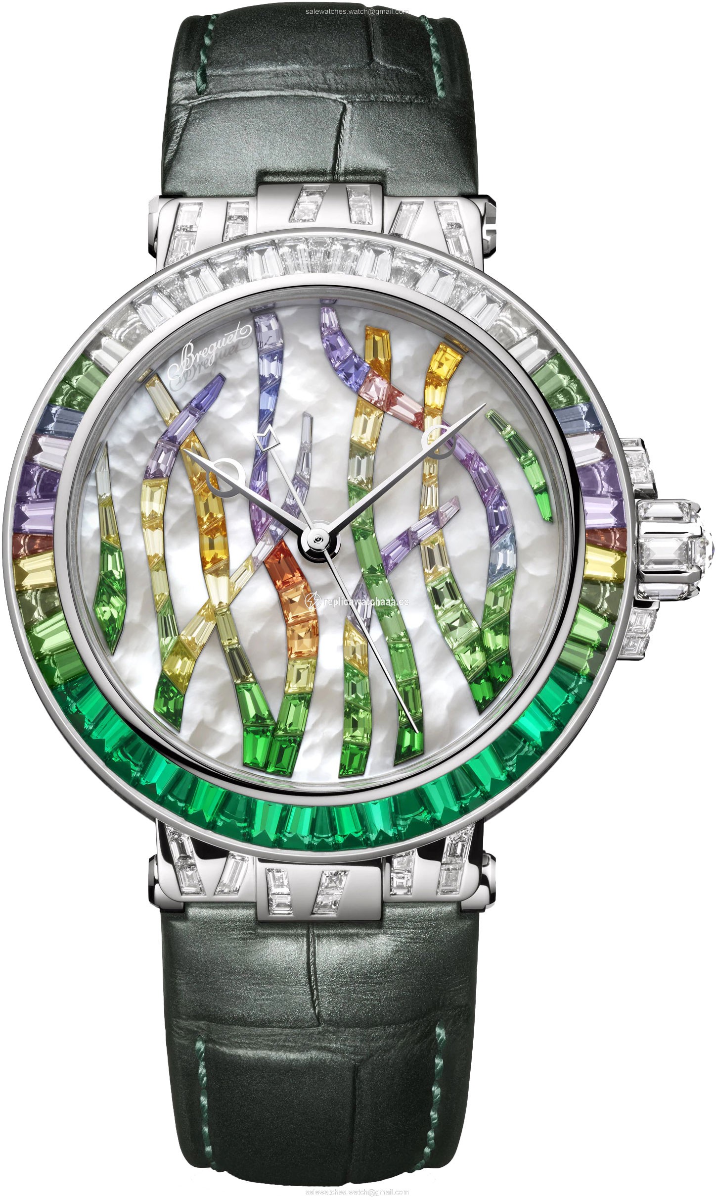 9509bb/5e/984/ed0e Emerald Breguet Marine Haute Joaillerie 35.8mm Ladies Watch 9509bb/5e/984/ed0e Emerald Breguet Marine Haute Joaillerie 35.8mm Ladies Watch