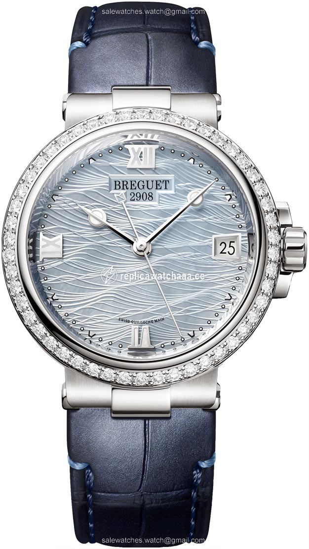 9518bb/v2/984/d000 Breguet Marine Automatic 33.8mm Ladies Watch 9518bb/v2/984/d000 Breguet Marine Automatic 33.8mm Ladies Watch