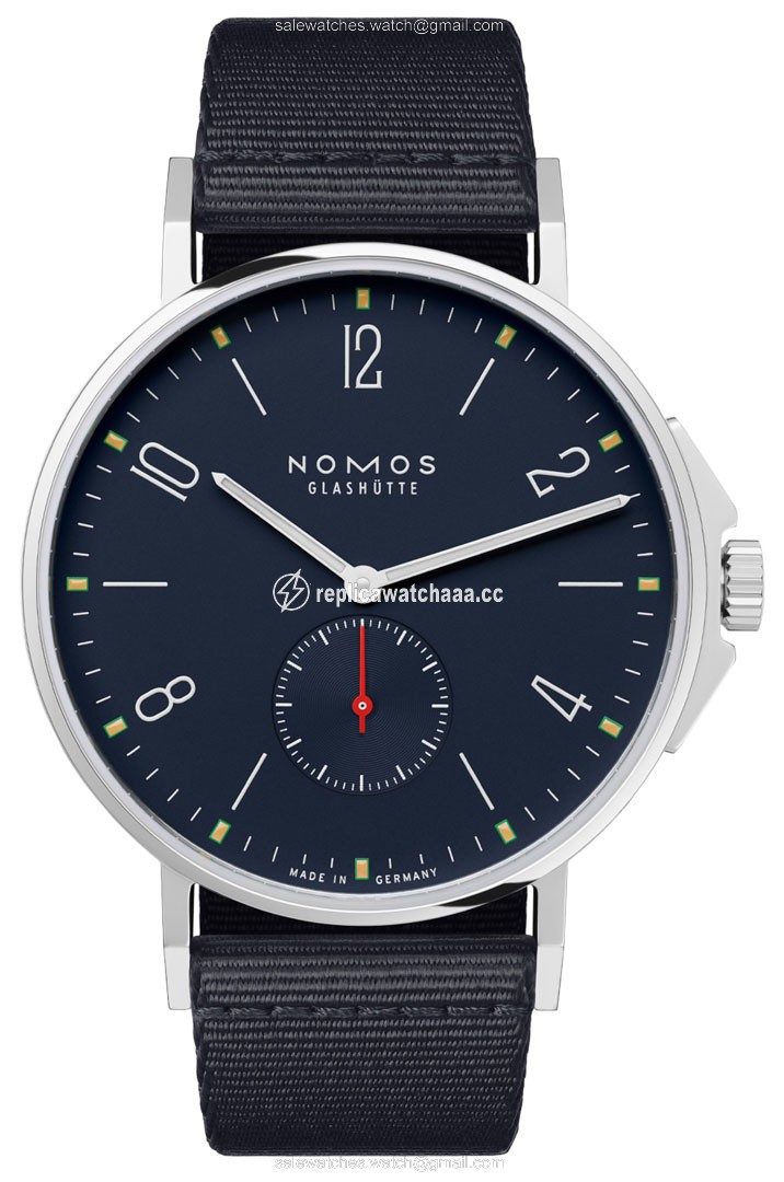 557 Atlantic Sapphire Case back Nomos Glashutte Ahoi 40.3mm Mens Watch 557 Atlantic Sapphire Case back Nomos Glashutte Ahoi 40.3mm Mens Watch