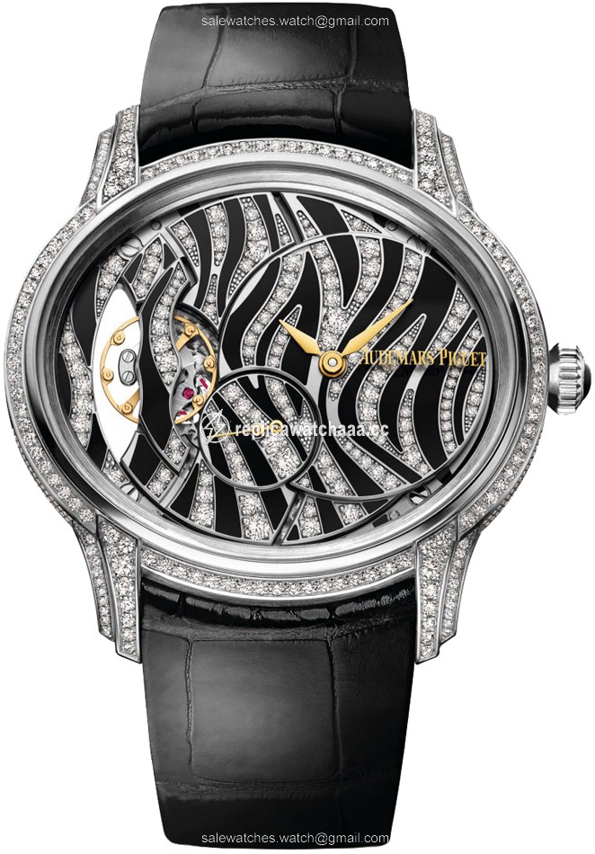 77249bc.zz.a102cr.01 Zebra Audemars Piguet Ladies Millenary Hand Wound Ladies Watch 77249bc.zz.a102cr.01 Zebra Audemars Piguet Ladies Millenary Hand Wound Ladies Watch