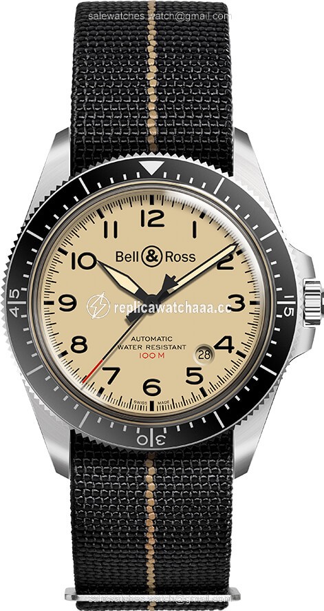 BRV292-BEI-ST/SF Military Beige Bell & Ross BR V2-92 Mens Watch BRV292-BEI-ST/SF Military Beige Bell & Ross BR V2-92 Mens Watch