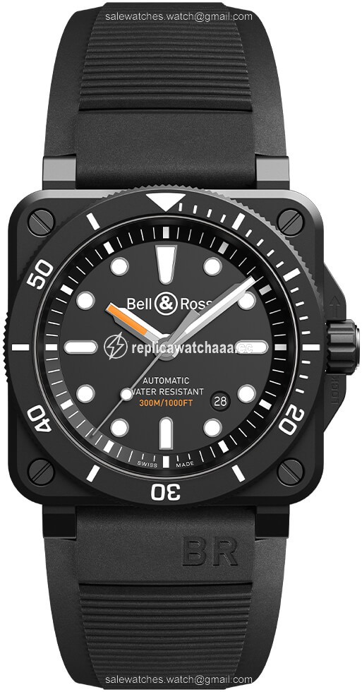 BR0392-D-BL-CE/SRB Diver Black Matte Bell & Ross BR03-92 Diver 42mm Mens Watch BR0392-D-BL-CE/SRB Diver Black Matte Bell & Ross BR03-92 Diver 42mm Mens Watch
