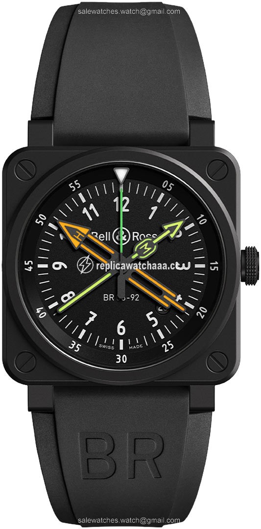 BR0392-RCO-CE/SRB Radiocompass Bell & Ross BR03-92 Automatic 42mm Mens Watch BR0392-RCO-CE/SRB Radiocompass Bell & Ross BR03-92 Automatic 42mm Mens Watch