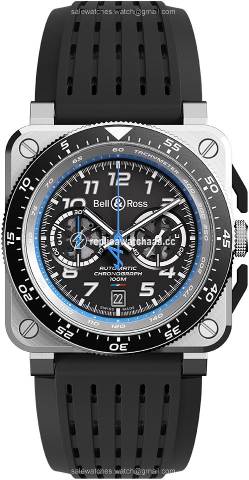 BR0394-A521/SRB Alpine A521 Bell & Ross BR03-94 Chronograph 42mm Mens Watch BR0394-A521/SRB Alpine A521 Bell & Ross BR03-94 Chronograph 42mm Mens Watch