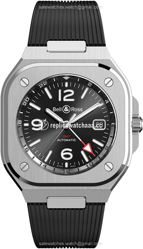 BR05G-BL-ST/SRB Bell & Ross BR 05 GMT 41mm Mens Watch BR05G-BL-ST/SRB Bell & Ross BR 05 GMT 41mm Mens Watch
