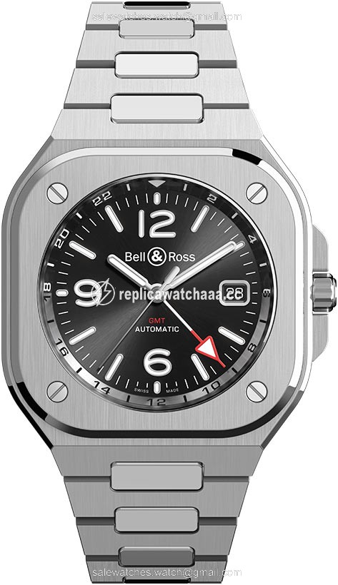 BR05G-BL-ST/SST Bell & Ross BR 05 GMT 41mm Mens Watch BR05G-BL-ST/SST Bell & Ross BR 05 GMT 41mm Mens Watch