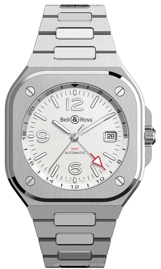 BR05G-SI-ST/SST Bell & Ross BR 05 GMT 41mm Mens Watch BR05G-SI-ST/SST Bell & Ross BR 05 GMT 41mm Mens Watch