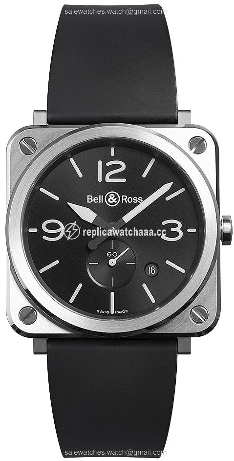 BRS-BLC-ST Steel Bell & Ross BR S Quartz 39mm Midsize Watch BRS-BLC-ST Steel Bell & Ross BR S Quartz 39mm Midsize Watch