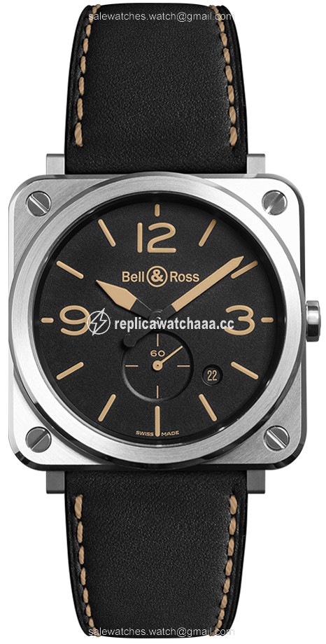 BRS-HERI-ST/SCA Steel Heritage Bell & Ross BR S Quartz 39mm Midsize Watch BRS-HERI-ST/SCA Steel Heritage Bell & Ross BR S Quartz 39mm Midsize Watch
