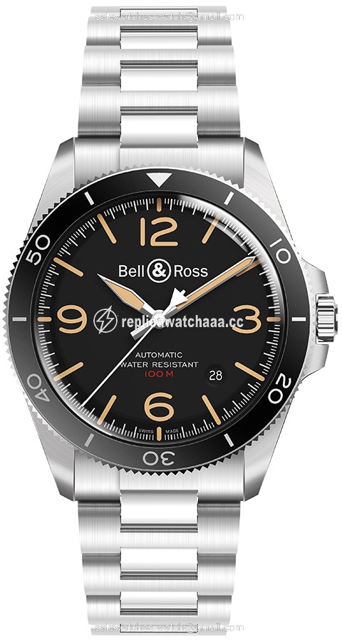BRV292-HER-ST/SST Heritage Bell & Ross BR V2-92 Mens Watch BRV292-HER-ST/SST Heritage Bell & Ross BR V2-92 Mens Watch