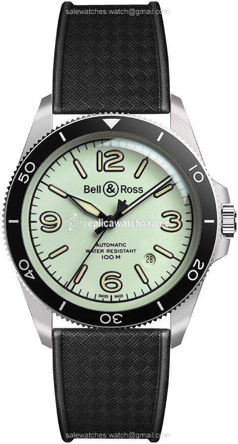 BRV292-LUM-ST/SRB Full Lum Bell & Ross BR V2-92 Mens Watch BRV292-LUM-ST/SRB Full Lum Bell & Ross BR V2-92 Mens Watch
