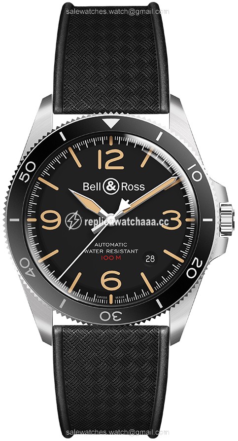 BRV292-HER-ST/SRB Heritage Bell & Ross BR V2-92 Mens Watch BRV292-HER-ST/SRB Heritage Bell & Ross BR V2-92 Mens Watch