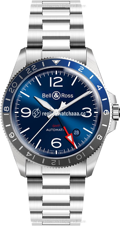 BRV293-BLU-ST/SST Bell & Ross BR V2-93 GMT Mens Watch BRV293-BLU-ST/SST Bell & Ross BR V2-93 GMT Mens Watch