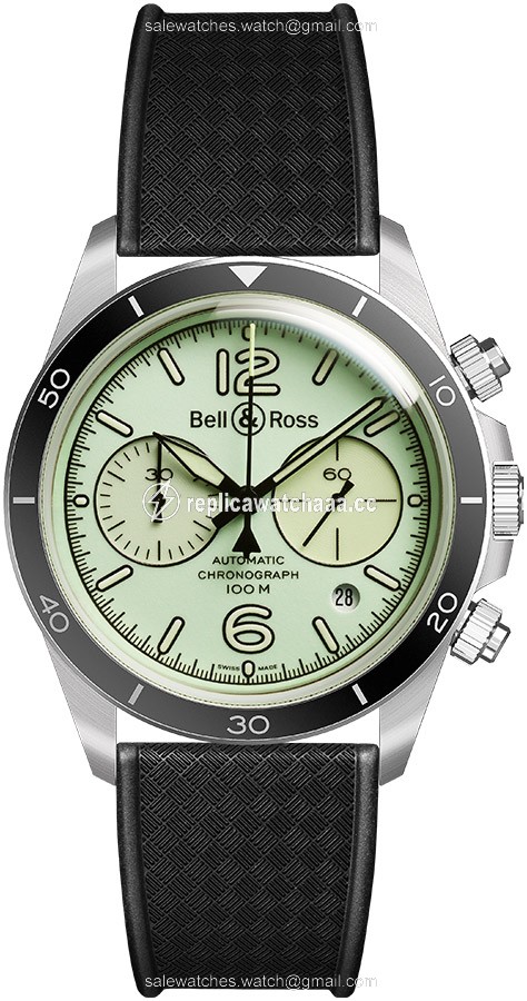 BRV294-LUM-ST/SRB Full Lum Bell & Ross BR V2-94 Mens Watch BRV294-LUM-ST/SRB Full Lum Bell & Ross BR V2-94 Mens Watch