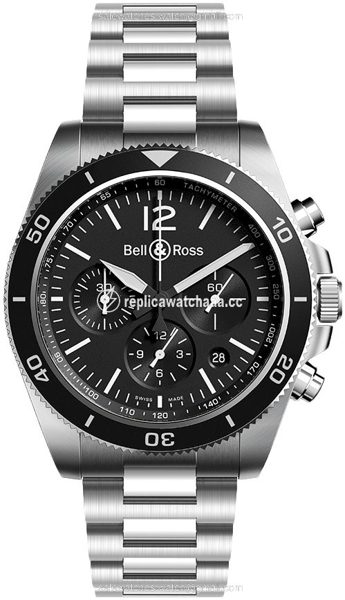 BRV394-BL-ST/SST Black Steel Bell & Ross BR V3-94 Mens Watch BRV394-BL-ST/SST Black Steel Bell & Ross BR V3-94 Mens Watch