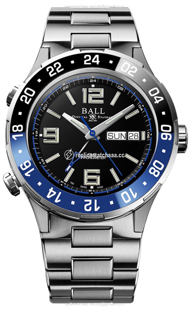 DG3030B-S1CJ-BK Ball Watch Roadmaster Marine GMT 40mm Mens Watch DG3030B-S1CJ-BK Ball Watch Roadmaster Marine GMT 40mm Mens Watch