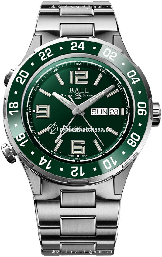 DG3030B-S5C-GR Ball Watch Roadmaster Marine GMT 40mm Mens Watch DG3030B-S5C-GR Ball Watch Roadmaster Marine GMT 40mm Mens Watch