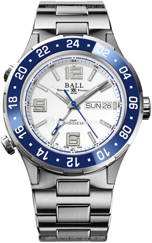 DG3030B-S6CJ-WH Ball Watch Roadmaster Marine GMT 40mm Mens Watch DG3030B-S6CJ-WH Ball Watch Roadmaster Marine GMT 40mm Mens Watch