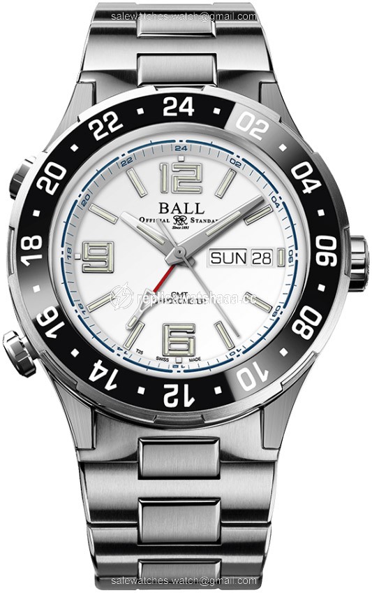 DG3030B-S7CJ-WH Ball Watch Roadmaster Marine GMT 40mm Mens Watch DG3030B-S7CJ-WH Ball Watch Roadmaster Marine GMT 40mm Mens Watch