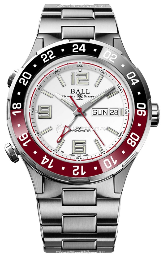 DG3030B-S8CJ-WH Ball Watch Roadmaster Marine GMT 40mm Mens Watch DG3030B-S8CJ-WH Ball Watch Roadmaster Marine GMT 40mm Mens Watch