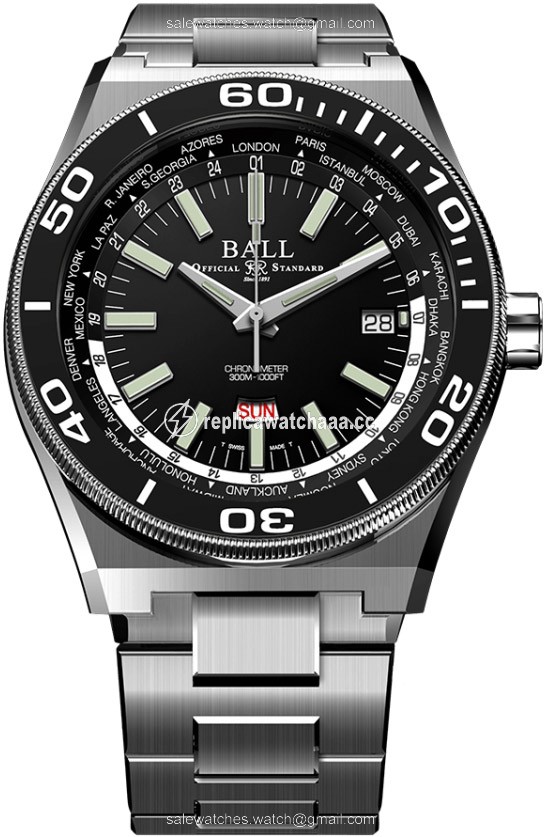 DG3032A-SC-BKBK COSC Certified Ball Watch Roadmaster Worldtime 42mm Mens Watch DG3032A-SC-BKBK COSC Certified Ball Watch Roadmaster Worldtime 42mm Mens Watch