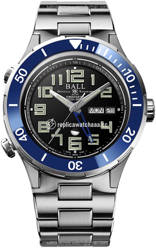 DG3036B-S4C-BK Ball Watch Roadmaster Vanguard II 40mm Mens Watch DG3036B-S4C-BK Ball Watch Roadmaster Vanguard II 40mm Mens Watch