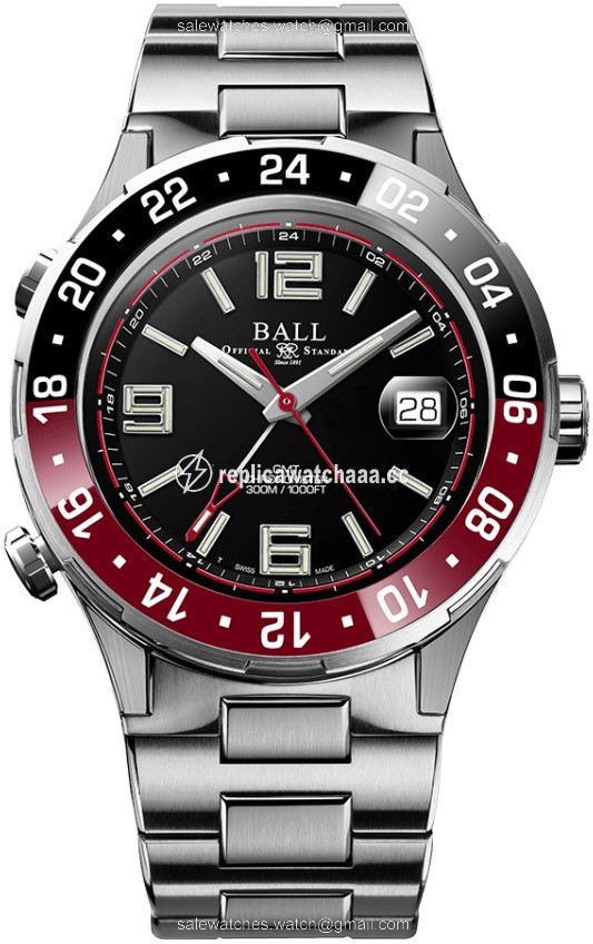 DG3038A-S1C-BK Ball Watch Roadmaster Pilot GMT 40mm Mens Watch DG3038A-S1C-BK Ball Watch Roadmaster Pilot GMT 40mm Mens Watch