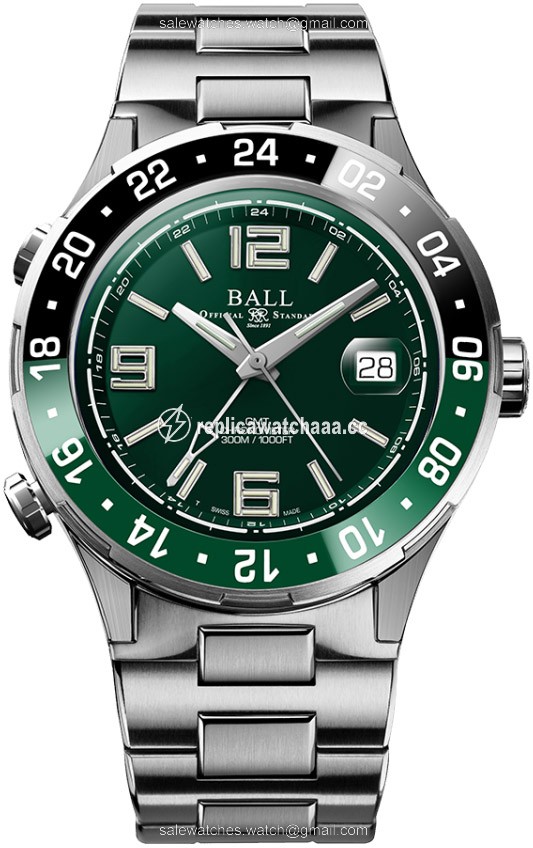 DG3038A-S3C-GR Ball Watch Roadmaster Pilot GMT 40mm Mens Watch DG3038A-S3C-GR Ball Watch Roadmaster Pilot GMT 40mm Mens Watch