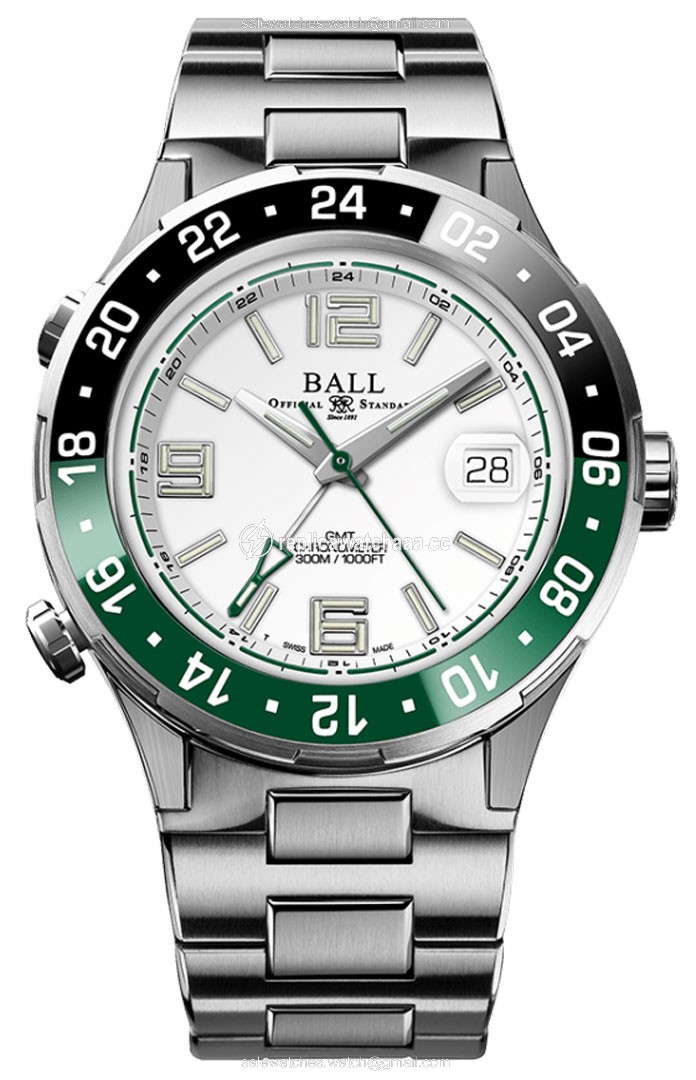 DG3038A-S3C-WH Ball Watch Roadmaster Pilot GMT 40mm Mens Watch DG3038A-S3C-WH Ball Watch Roadmaster Pilot GMT 40mm Mens Watch
